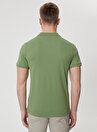 Lee Cooper Düz Yeşil Erkek Polo T-Shirt 212 LCM 242044 TWINS YESIL POLO