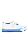 Benetton Beyaz - Mavi Erkek Çocuk Yürüyüş Ayakkabısı BN-30441 688-Beyaz Mavi