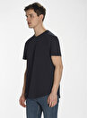 People By Fabrika Lacivert Erkek T-Shirt PFESS22TS0016