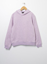 Lmtd Lila Kız Çocuk Uzun Kollu Rahat Sweatshirt NLFOPAL LS SWEAT W. HOOD