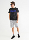 Black On Black Gri Erkek Sweat Şort E-SOLAF