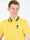 U.S. Polo Assn. Koyu Sarı Erkek Polo T-Shirt GSD01IY023