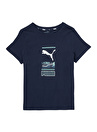 Puma Lacivert Erkek Çocuk T-Shirt 84728106 Alpha Graphic Tee