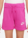 Nike Çocuk Kırmızı - Pembe Şort DA1405-623 G NSW CLUB FT 5 IN SHORT