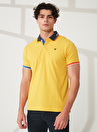 Fred Mello Sarı Erkek Polo T-Shirt FM23S19QUSUN