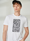 Bikkembergs Beyaz Erkek T-Shirt C 4 101 2V