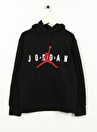 Nike Çocuk Siyah Kapüşonlu Baskılı Sweatshirt 95B910-023 JDB JUMPMAN SUSTAINABLE