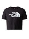 The North Face Siyah Kız Çocuk T-Shirt NF0A83EUJK31 G S/S CROP EASY TEE