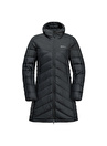 Jack Wolfskin Siyah Kadın Kapüşon Yaka Mont Tundra Down Coat W