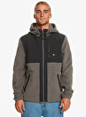 Quiksilver Gri Erkek Kapüşon Yaka Polar Sweatshırt EQYFT04825 Fz Polar Hood