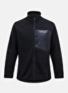 Peak Performance Siyah Erkek Dik Yaka Polar Sweatshırt G79711030_M Pile Zip Jacket