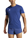 adidas IN1158 ADIZERO Mavi Erkek Yuvarlak Yaka  Normal Kalıp T-Shirt