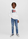 Jack & Jones JJIGLENN JJORIGINAL MF 071 NOOS JNR Açık Mavi Erkek Normal Bel Normal  Denim Pantolon