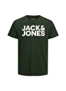 Jack & Jones Yuvarlak Yaka Haki Erkek T-Shirt JJECORP LOGO TEE SS O-NECK NOOS