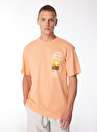 Jack & Jones Bisiklet Yaka Turuncu Erkek T-Shirt JORARUBA PHOTO TEE SS CREW