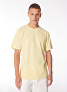 Jack & Jones Yuvarlak Yaka Sarı Erkek T-Shirt JPRBLULOUI TEE SS CREW NECK EXC