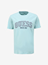 Guess Bisiklet Yaka Düz Mavi Erkek T-Shirt M4GI62I3Z14A733_SS CN GUESS COLLEGE