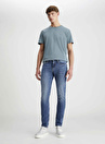 Slim Tapered Slim Paça Normal Bel Erkek Denim Pantolon J30J3241931A4