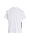 Calvin Klein Jeans Düz Beyaz Erkek T-Shirt J30J325191YAF