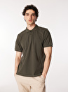 Lee Cooper Yeşil Erkek Polo T-Shirt 242 LCM 242025 TWINS OLIVE