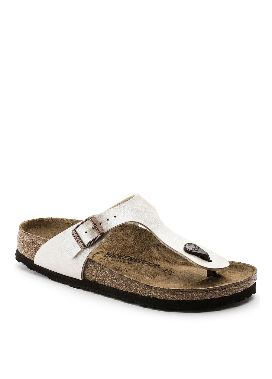 Birkenstock Beyaz Kadın Terlik 943871 - GIZEH_1