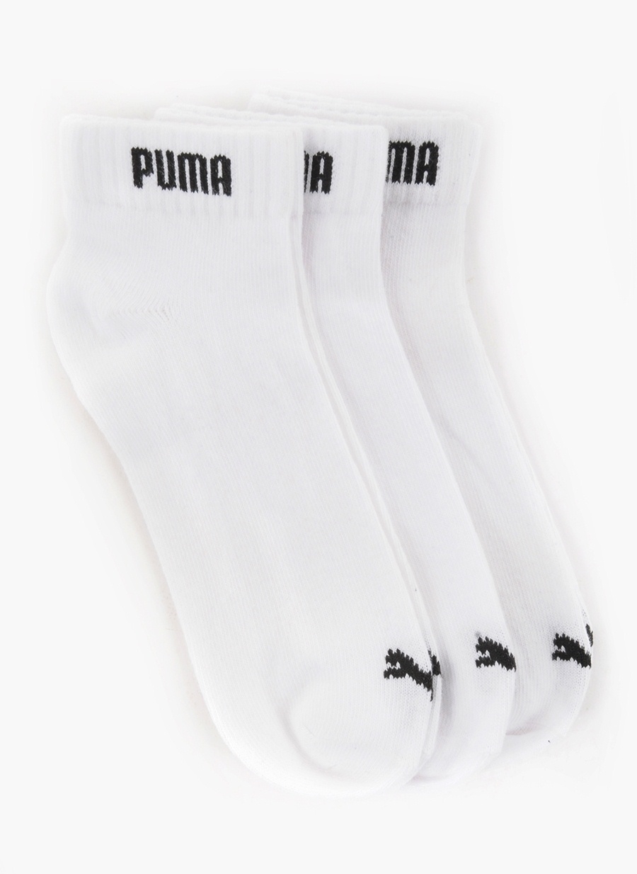 Puma Beyaz Unisex 3Lü Spor Çorap 88749802 Quarter