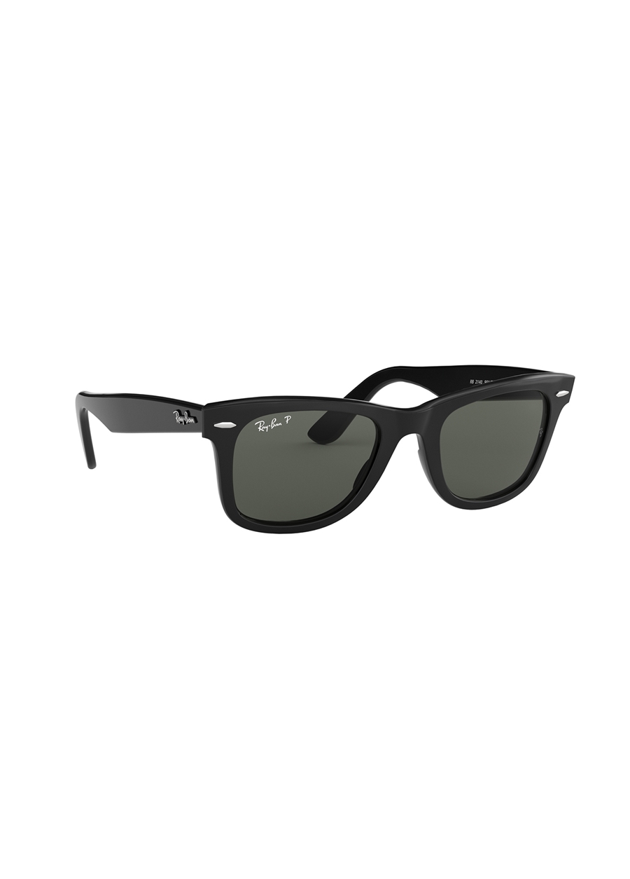 Ray-Ban Wayfarer RB2140 Kare Siyah Polarize Unisex Güneş Gözlüğü_11