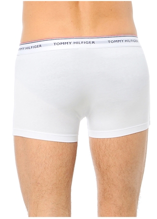 Tommy Hilfiger Beyaz Erkek Boxer 1U87903842 Stretch_2