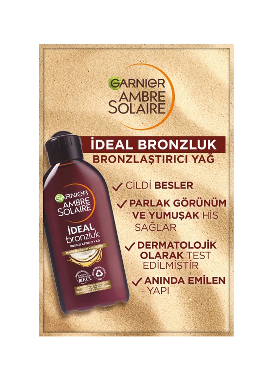 Garnier Ambre Solaire İdeal Bronzluk Bronzlaştırıcı Yağ 200ML_2