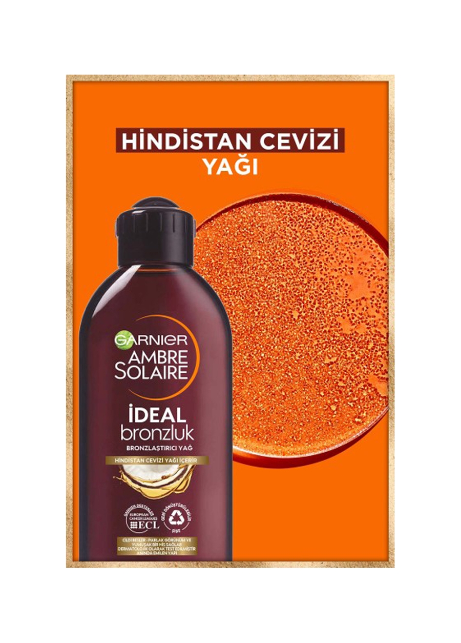 Garnier Ambre Solaire İdeal Bronzluk Bronzlaştırıcı Yağ 200ML_3