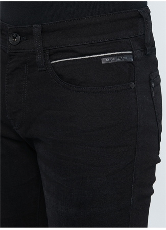 Mavi JAKE Smoke MAVI BLACK Skinny Fit Erkek Denim Pantolon 0042221320_5