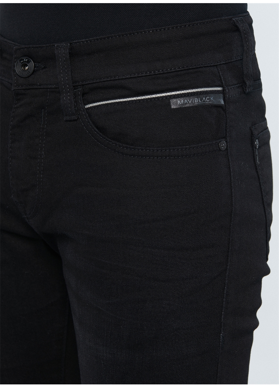 Mavi JAKE Smoke MAVI BLACK Skinny Fit Erkek Denim Pantolon 0042221320_5