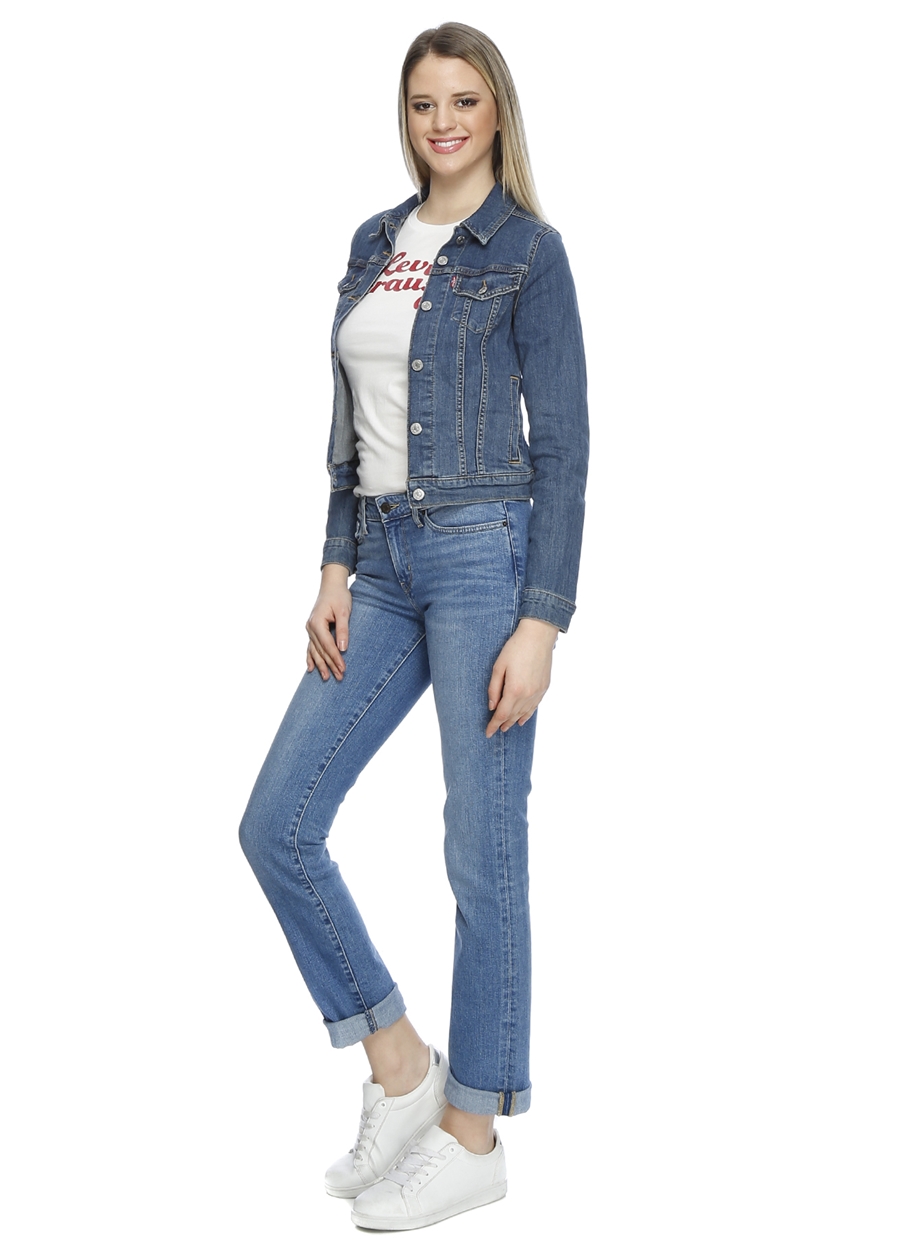 Levis Neon Lacivert Kadın Denim Ceket 29945-0014_1