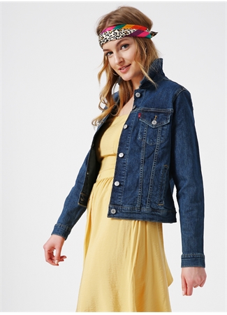 Levis Neon Lacivert Kadın Denim Ceket 29945-0014_7