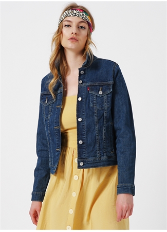 Levis Neon Lacivert Kadın Denim Ceket 29945-0014_9