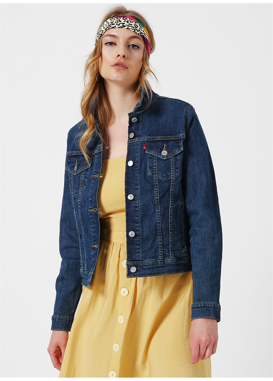 Levis Neon Lacivert Kadın Denim Ceket 29945-0014_9