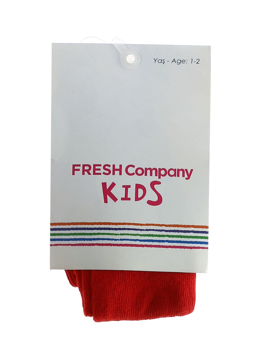 Fresh Company Kırmızı Unisex Çocuk Spor Çorap 300022 Alona Düz K