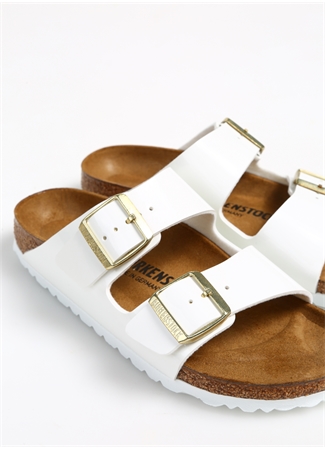 Birkenstock Beyaz Kadın Terlik ARIZONA BF PATENT