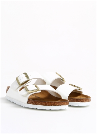 Birkenstock Beyaz Kadın Terlik ARIZONA BF PATENT_2