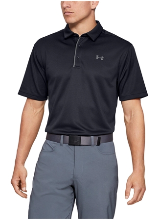 Under Armour 1290140-001-TECH P Siyah Erkek Polo T-Shirt_4