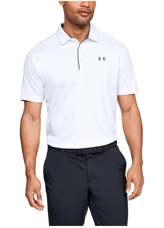 Under Armour 1290140-100-TECH P Beyaz Erkek Polo T-Shirt_4