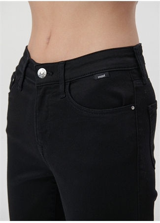 Mavi MOLLY CASUAL BLACK Siyah Kadın Denim Pantolon M1013624623_5