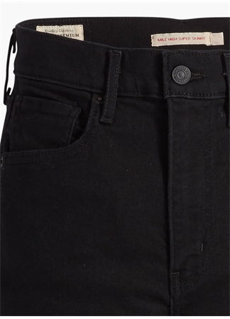 Levis Mile High Siyah Yüksek Bel Extra Skinny Kadın Denim Pantolon SUPER SKINNY BLACK G_8