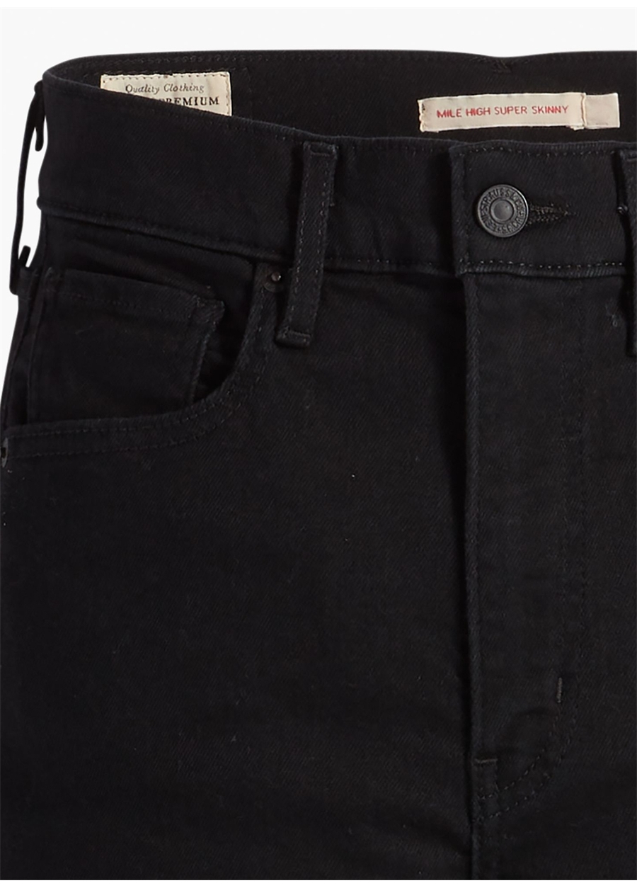 Levis Mile High Siyah Yüksek Bel Extra Skinny Kadın Denim Pantolon SUPER SKINNY BLACK G_8