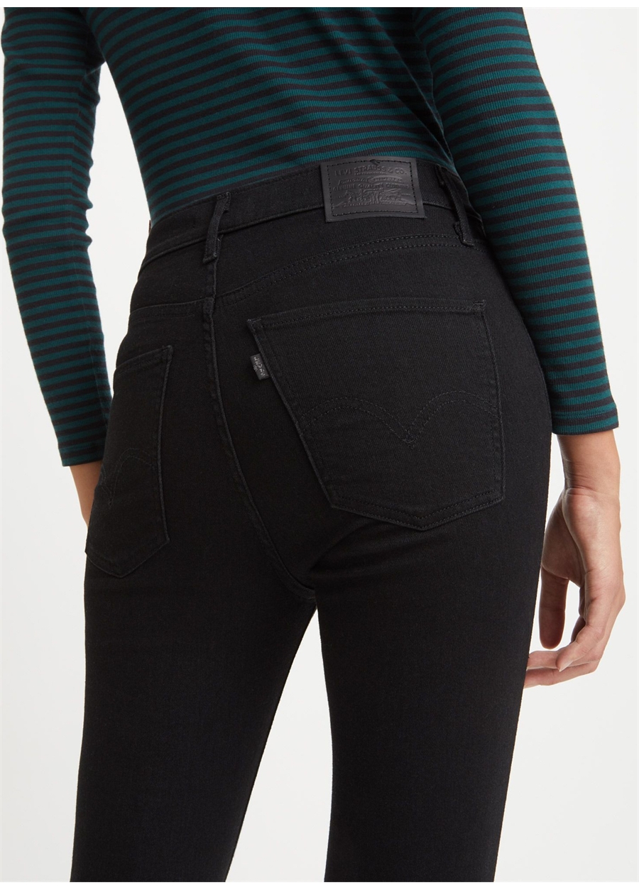 Levis Mile High Siyah Yüksek Bel Extra Skinny Kadın Denim Pantolon SUPER SKINNY BLACK G_10