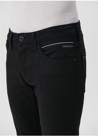 Mavi JAMES Coal Coated BLACK Normal Bel Super Skinny Fit Erkek Denim Pantolon 0042421319_4