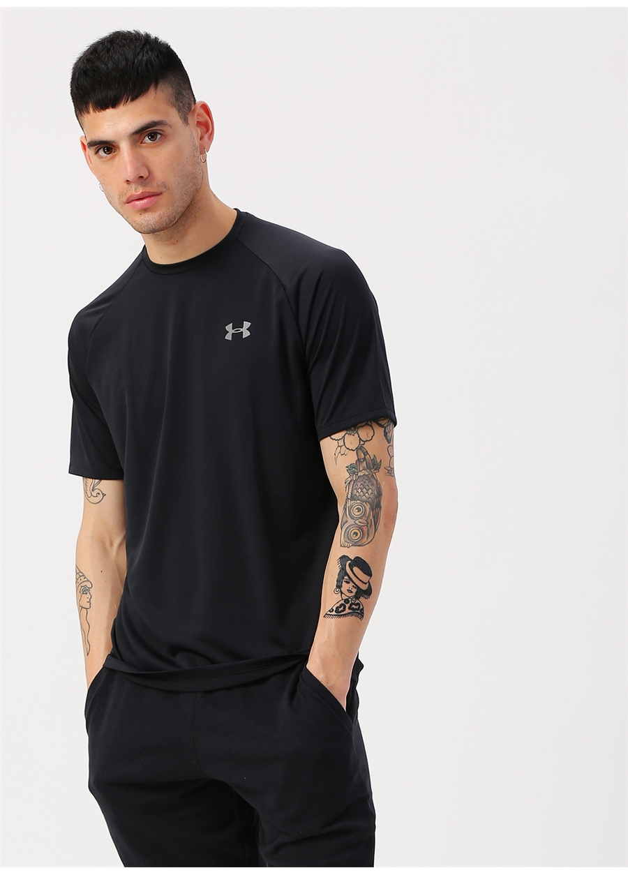 Under Armour 1326413-001-UA Tech SS Tee Siyah Erkek T-Shirt_3