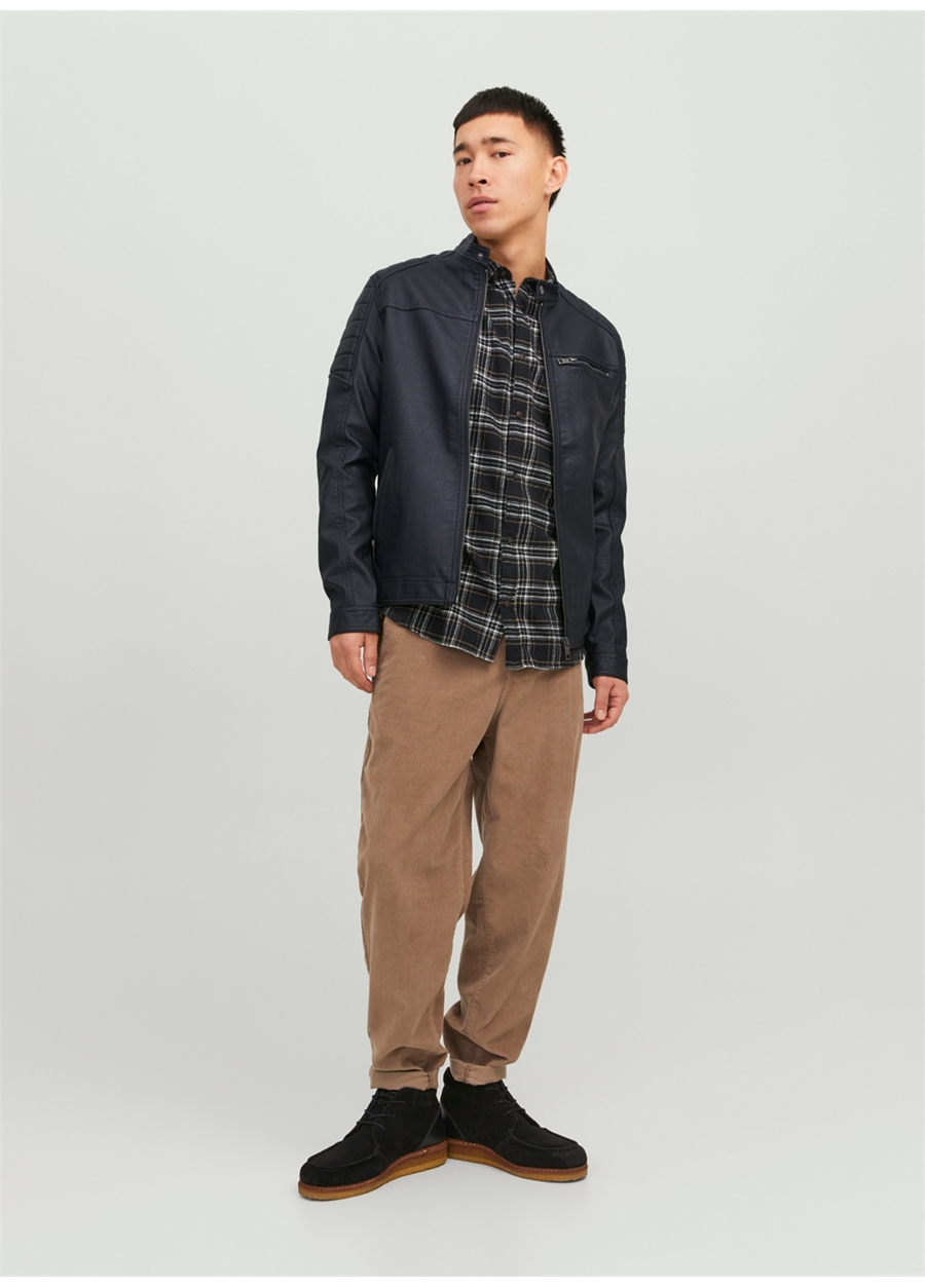 Jack & Jones Rocky Regular Fit Erkek Koyu Gri Mont_0