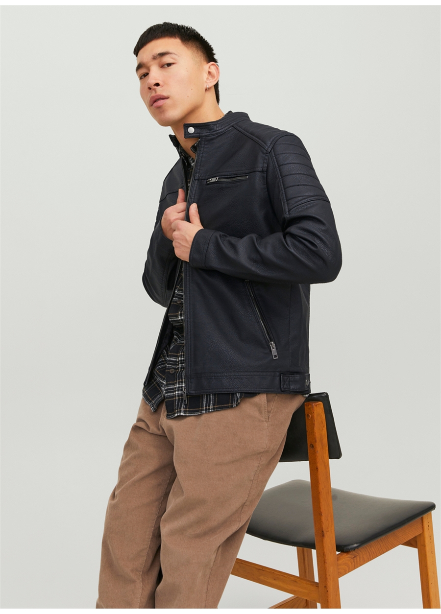 Jack & Jones Rocky Regular Fit Erkek Koyu Gri Mont_1