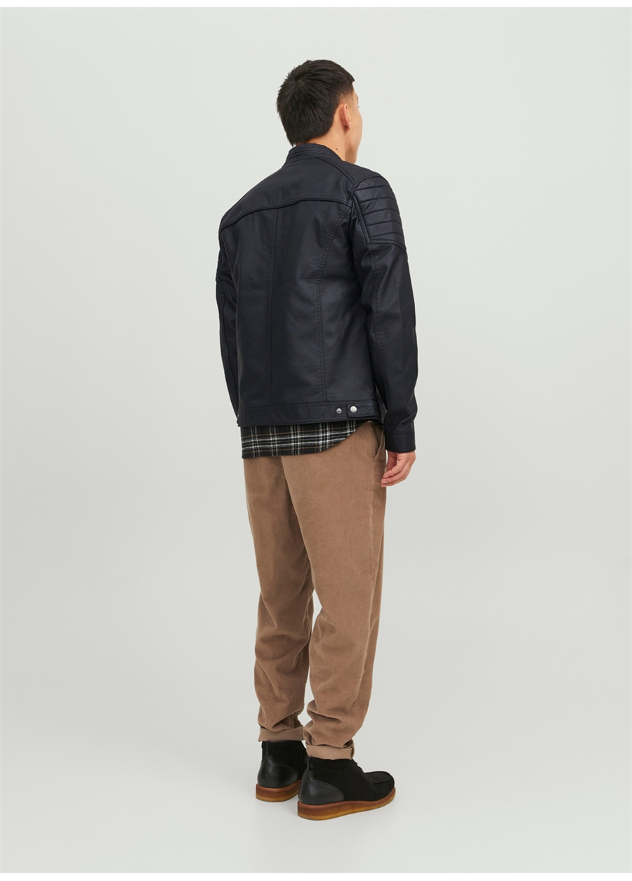 Jack & Jones Rocky Regular Fit Erkek Koyu Gri Mont_6